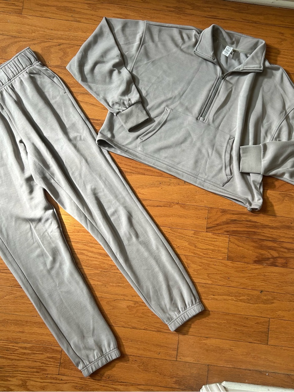 NEW 90 Degree women Half-Zip Pullover & Elastic Waist Joggers 2pcs set